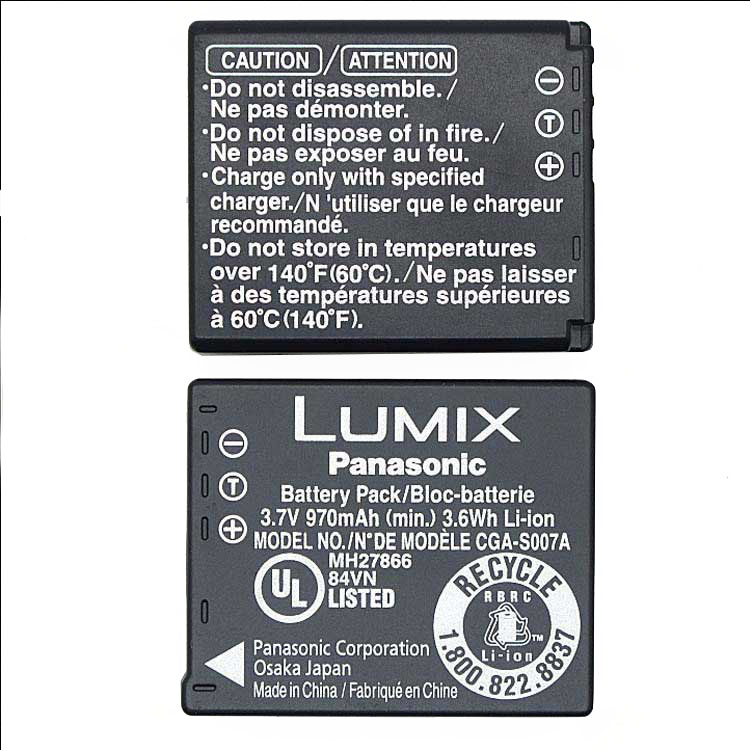 PANASONIC CGA-S007 batería